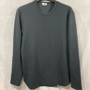One Bone Long Sleeve Bullet Tee Men's Size -2 ( Medium ) Dark Gray Athletic